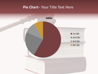 Sentence Isolated Justice PowerPoint Template