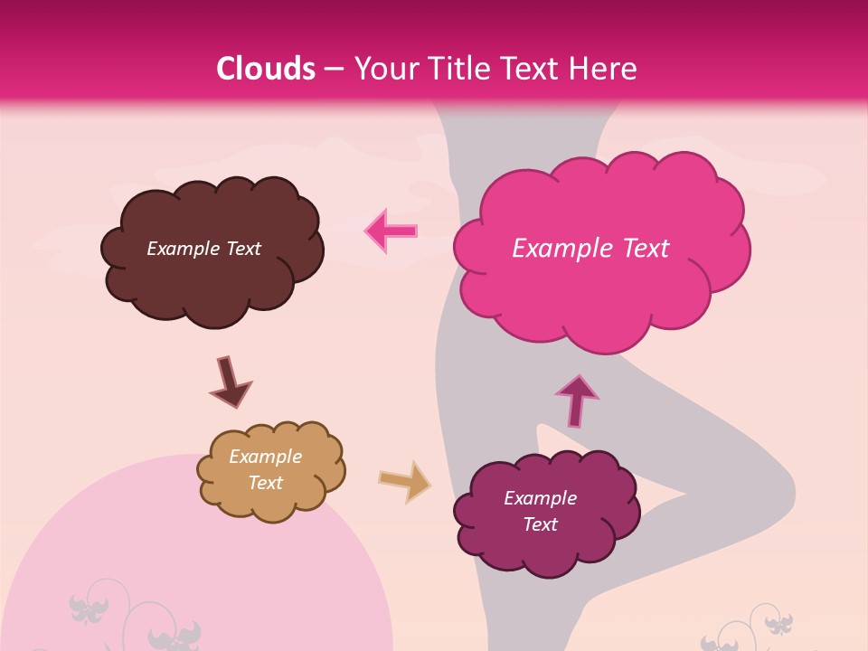 Mind Relax Clouds PowerPoint Template