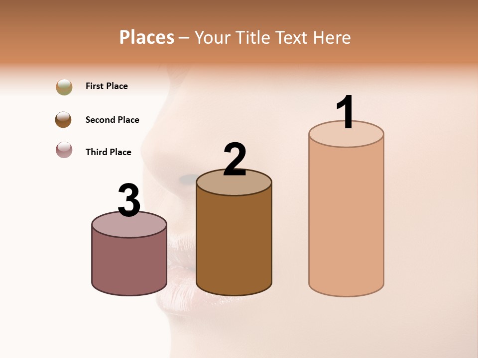 Beautiful Lady Background PowerPoint Template