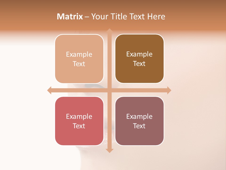 Beautiful Lady Background PowerPoint Template