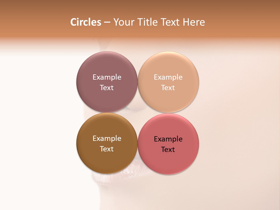 Beautiful Lady Background PowerPoint Template