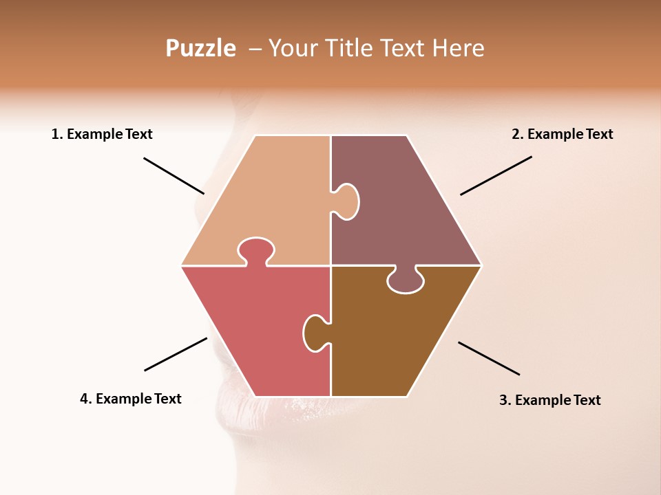 Beautiful Lady Background PowerPoint Template