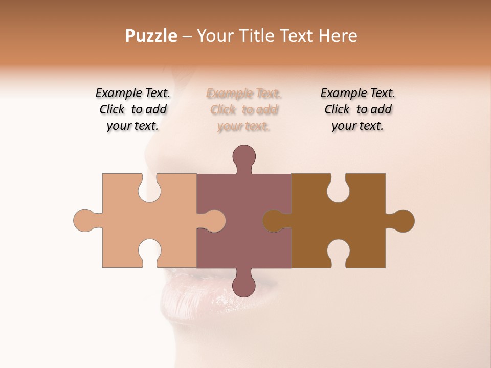 Beautiful Lady Background PowerPoint Template