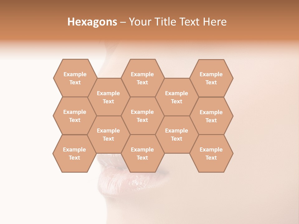 Beautiful Lady Background PowerPoint Template