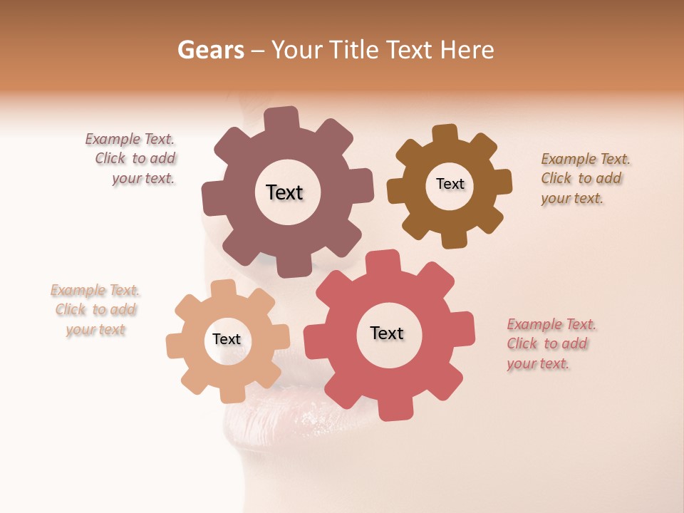 Beautiful Lady Background PowerPoint Template