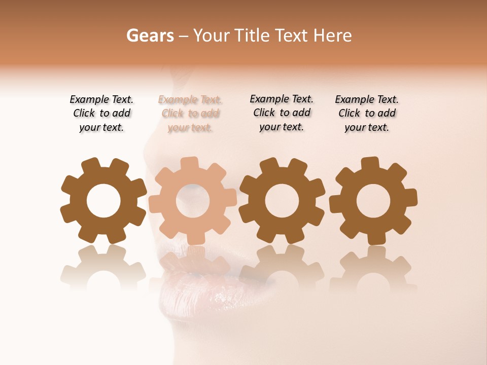 Beautiful Lady Background PowerPoint Template