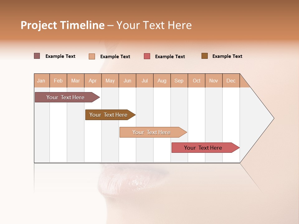 Beautiful Lady Background PowerPoint Template