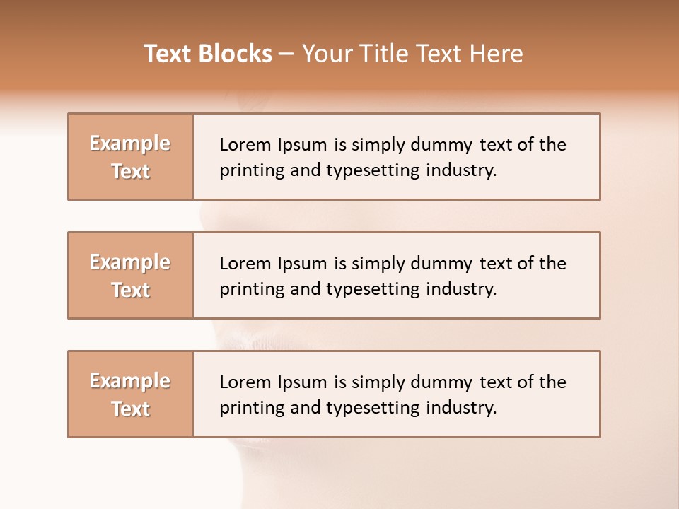 Beautiful Lady Background PowerPoint Template