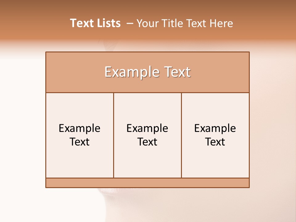 Beautiful Lady Background PowerPoint Template