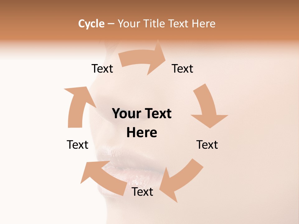 Beautiful Lady Background PowerPoint Template