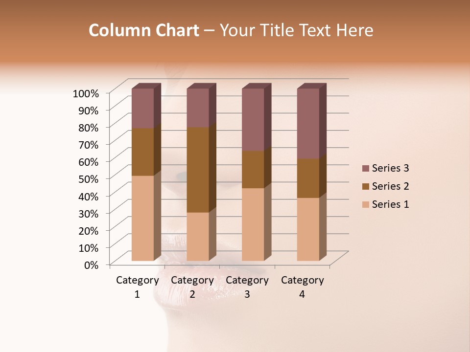 Beautiful Lady Background PowerPoint Template