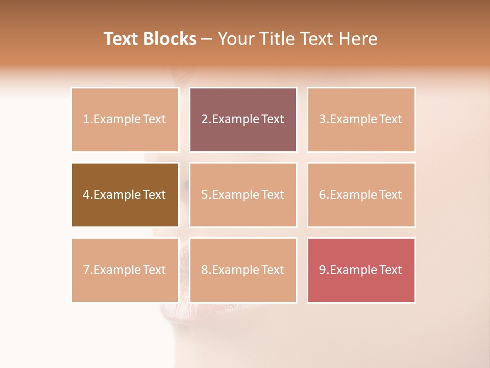 Beautiful Lady Background PowerPoint Template