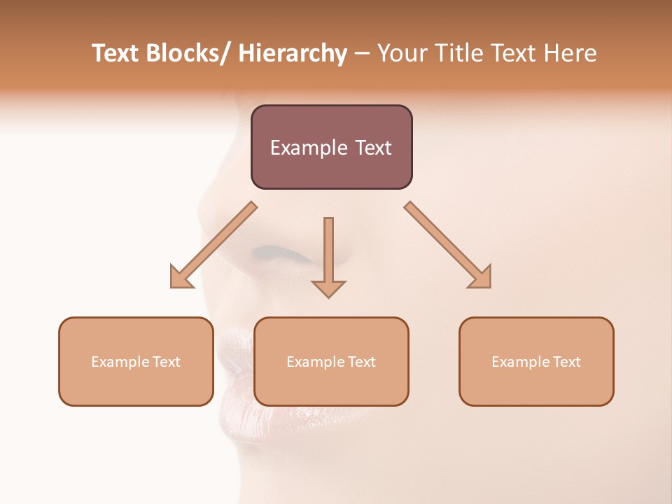 Beautiful Lady Background PowerPoint Template