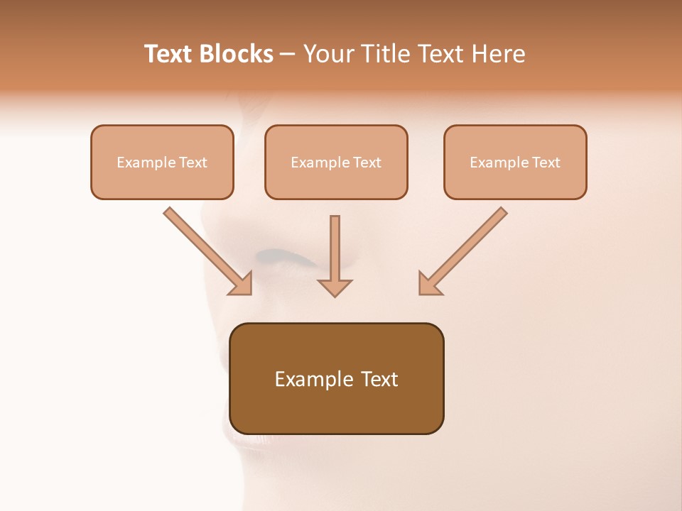 Beautiful Lady Background PowerPoint Template