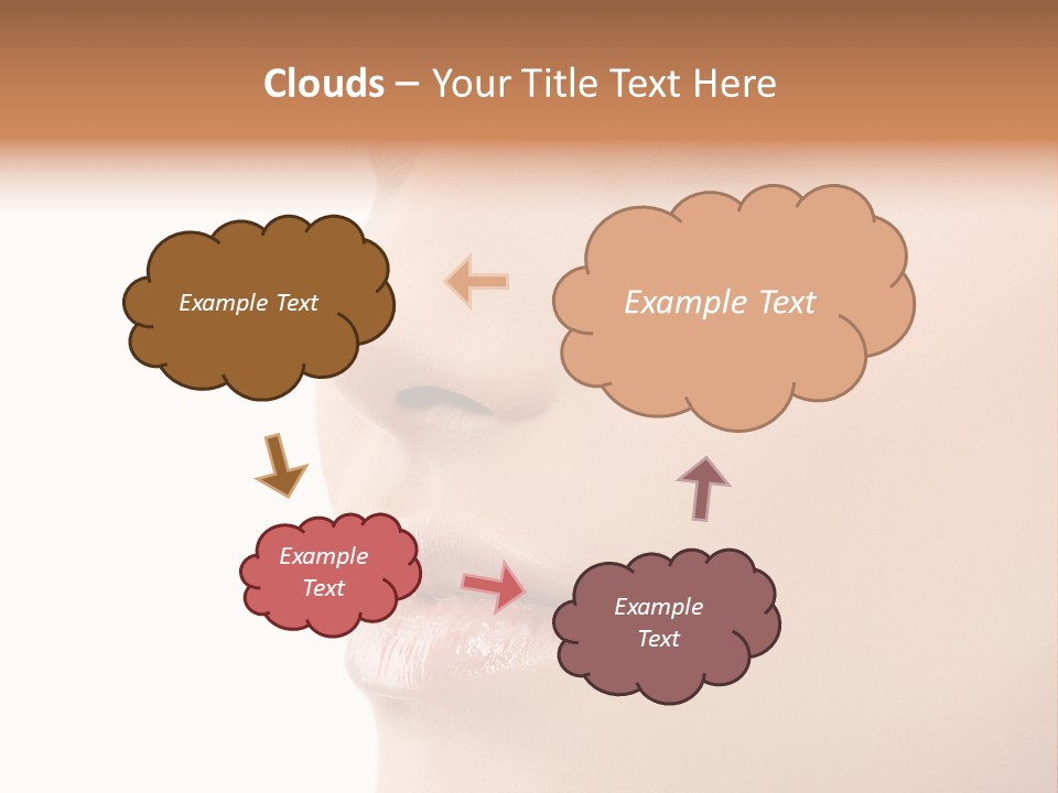 Beautiful Lady Background PowerPoint Template