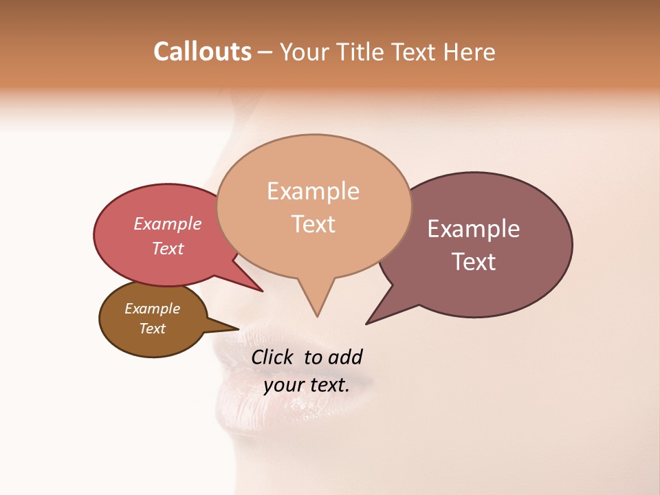 Beautiful Lady Background PowerPoint Template