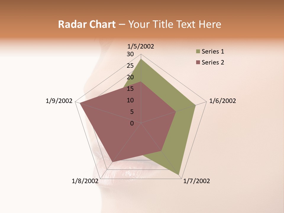 Beautiful Lady Background PowerPoint Template