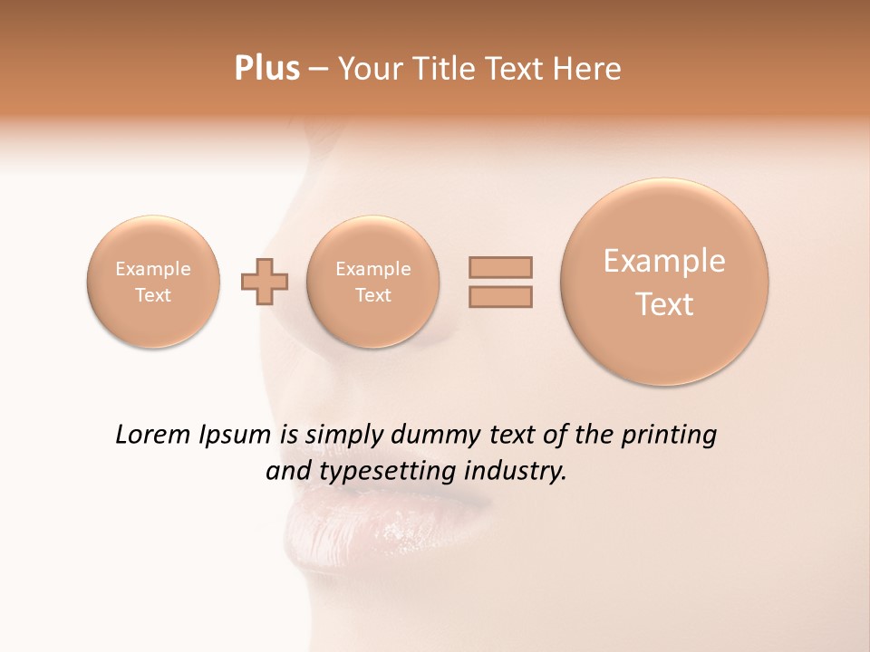 Beautiful Lady Background PowerPoint Template