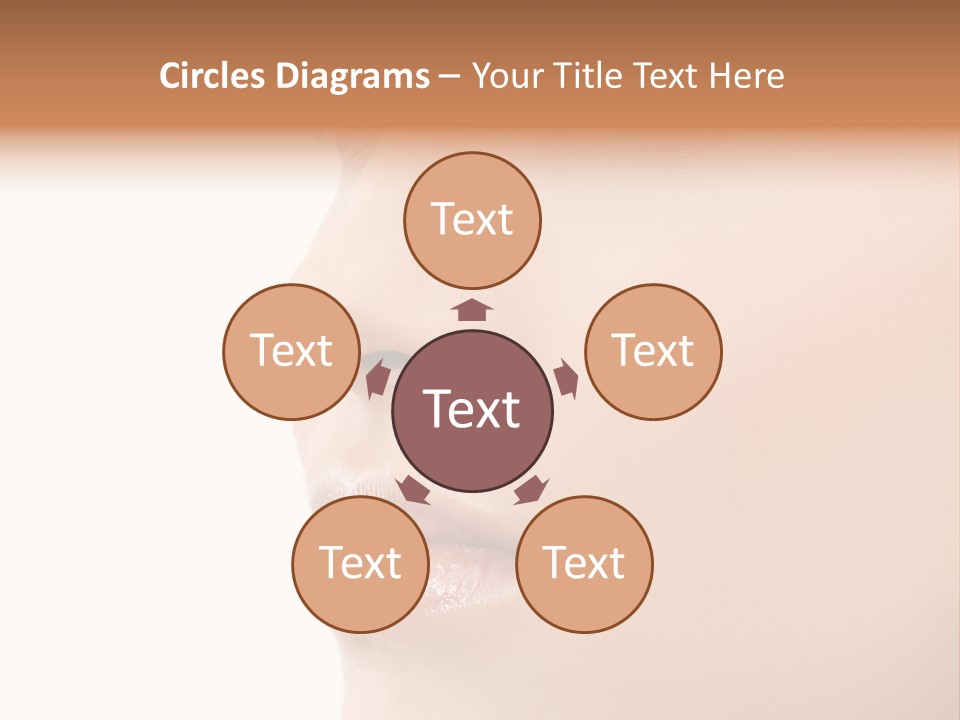 Beautiful Lady Background PowerPoint Template