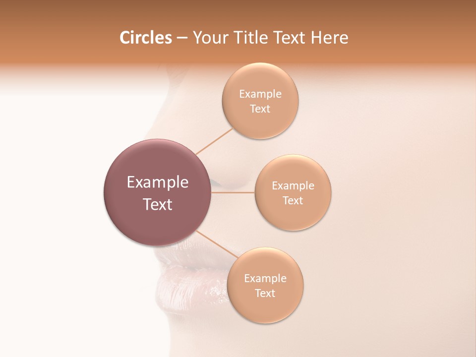 Beautiful Lady Background PowerPoint Template