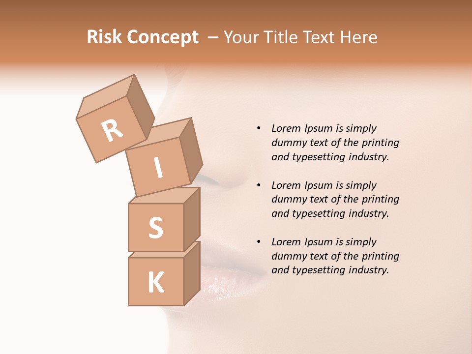 Beautiful Lady Background PowerPoint Template