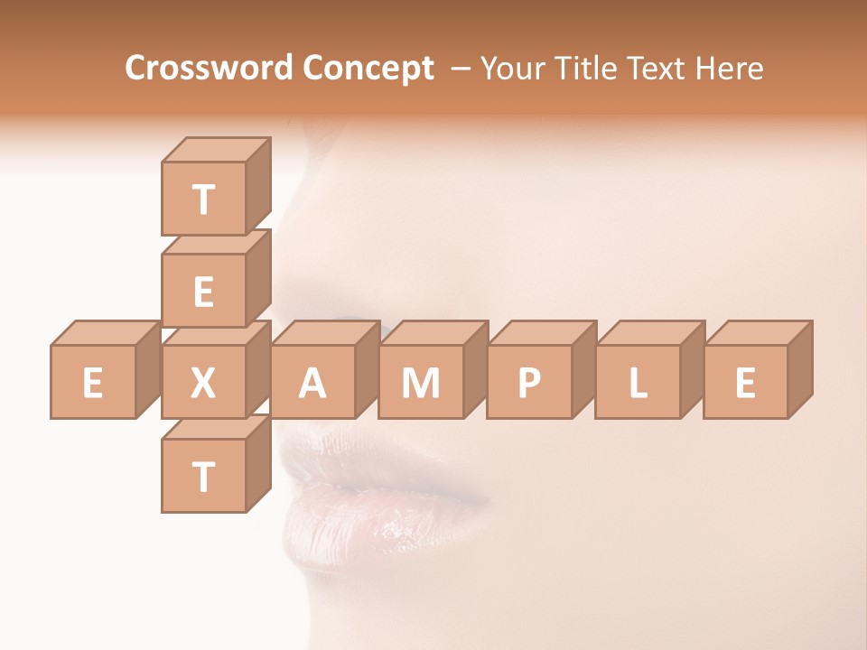 Beautiful Lady Background PowerPoint Template