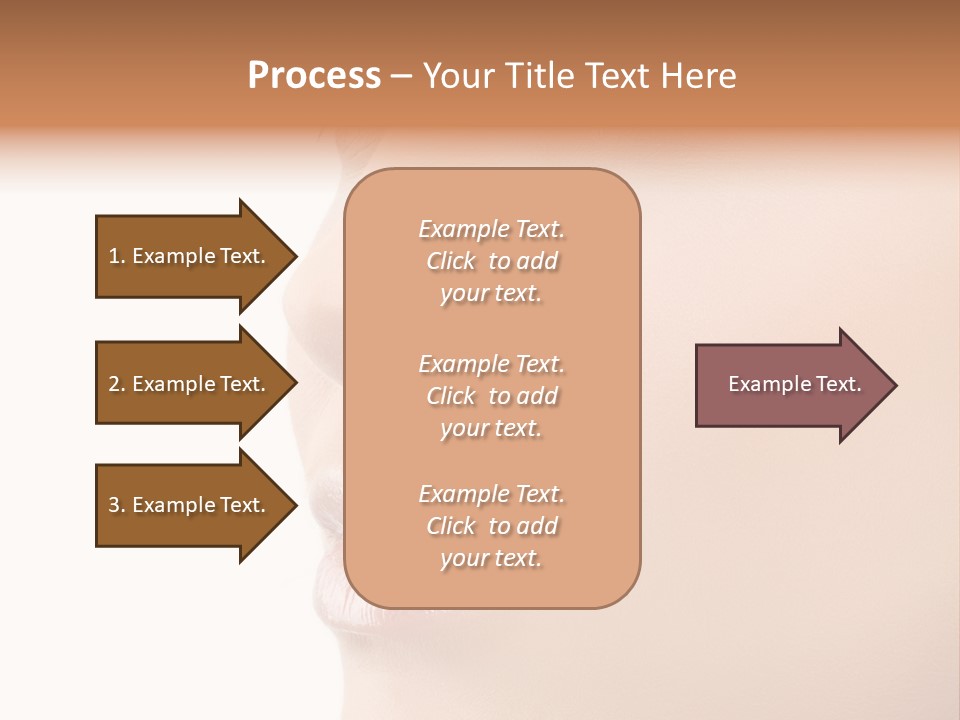 Beautiful Lady Background PowerPoint Template