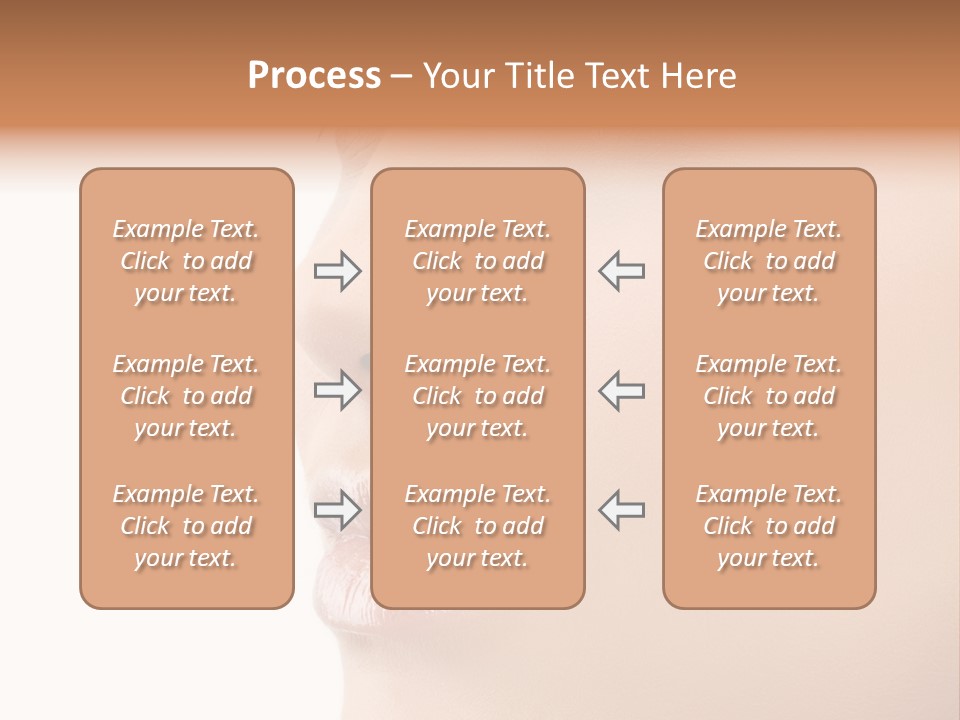 Beautiful Lady Background PowerPoint Template