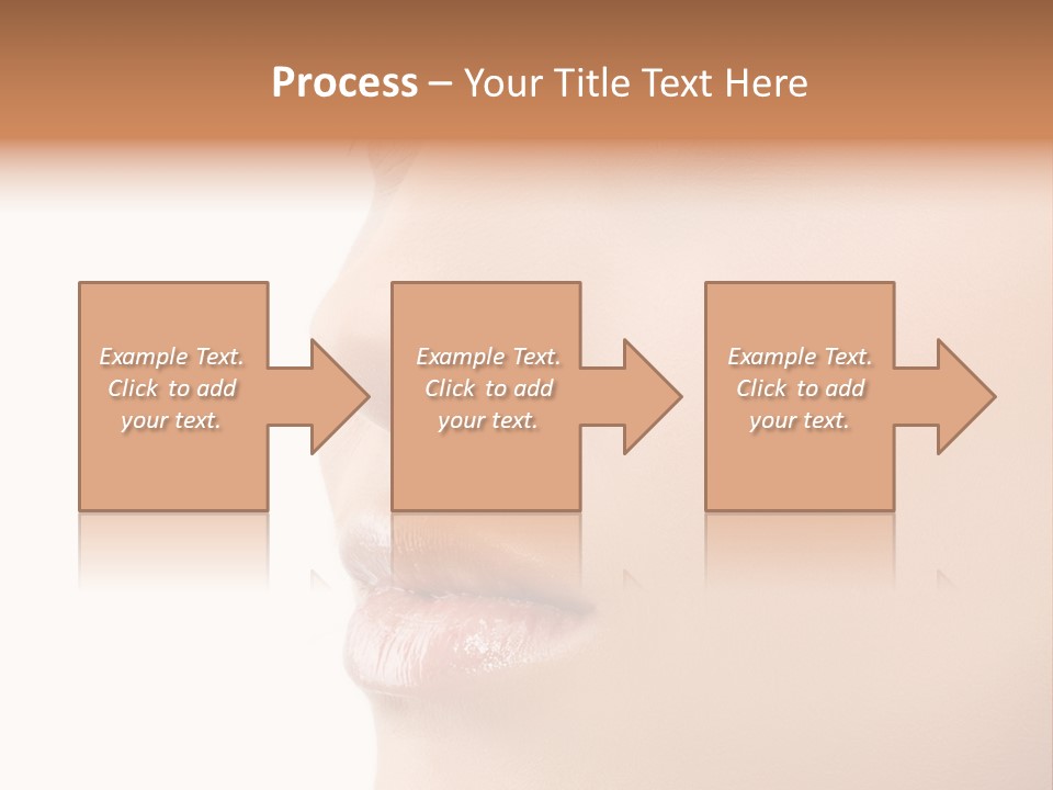 Beautiful Lady Background PowerPoint Template