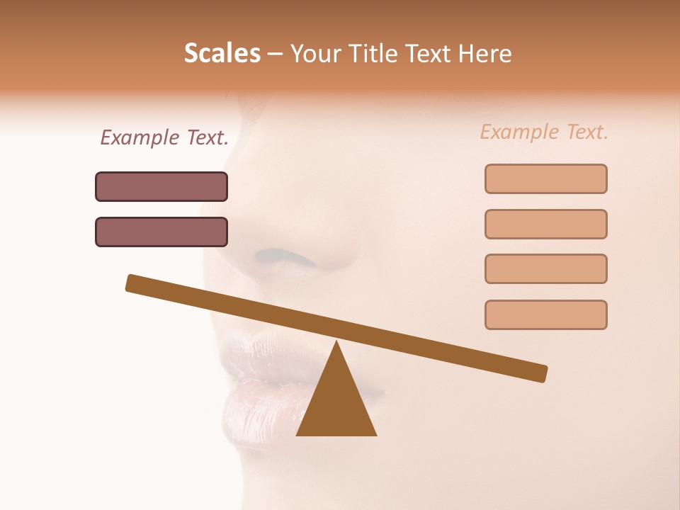 Beautiful Lady Background PowerPoint Template