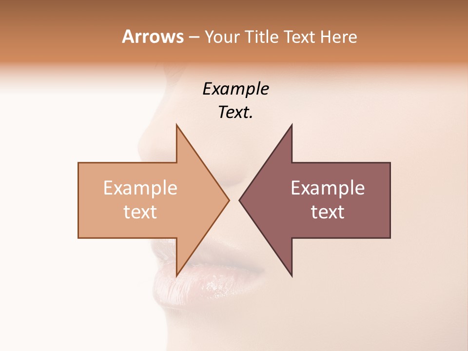 Beautiful Lady Background PowerPoint Template