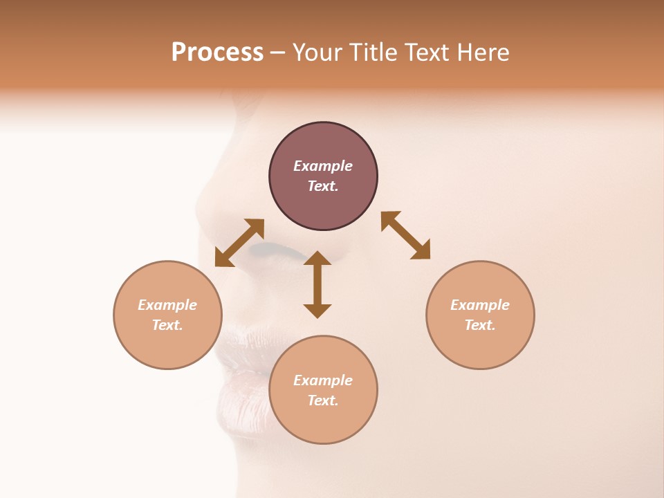 Beautiful Lady Background PowerPoint Template