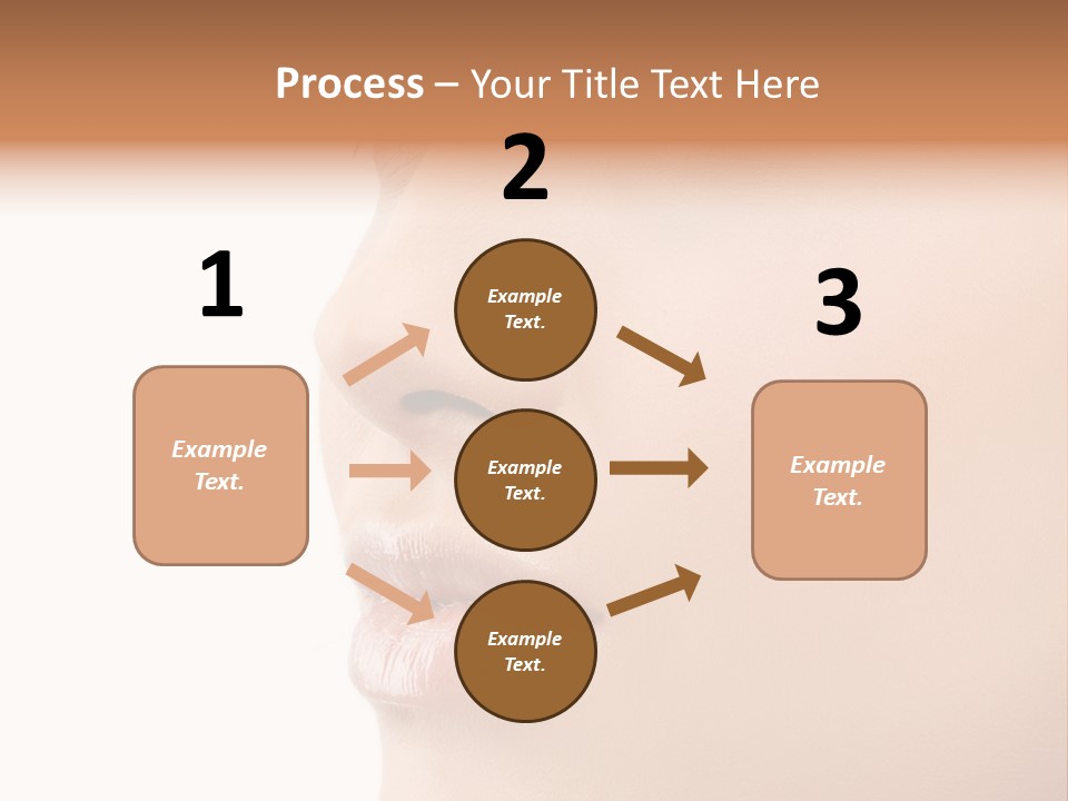 Beautiful Lady Background PowerPoint Template