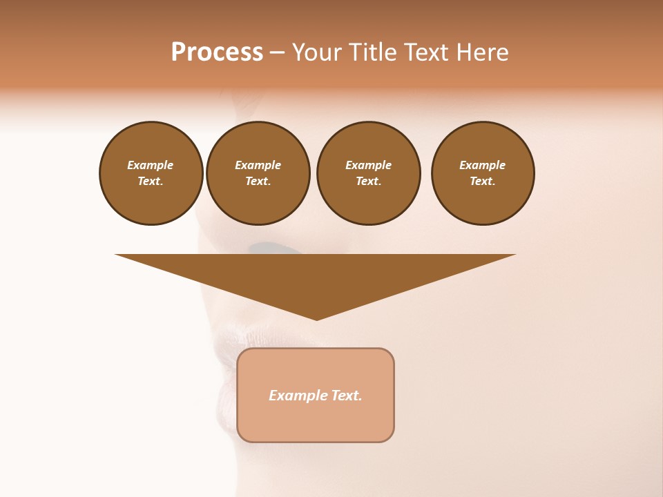 Beautiful Lady Background PowerPoint Template