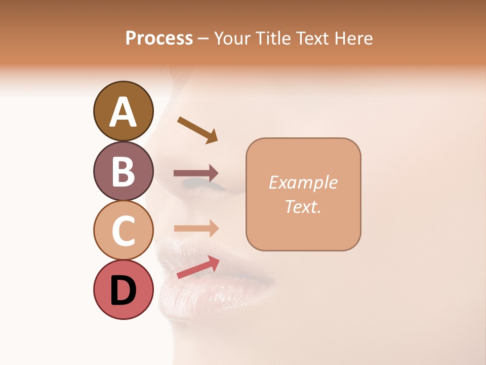 Beautiful Lady Background PowerPoint Template