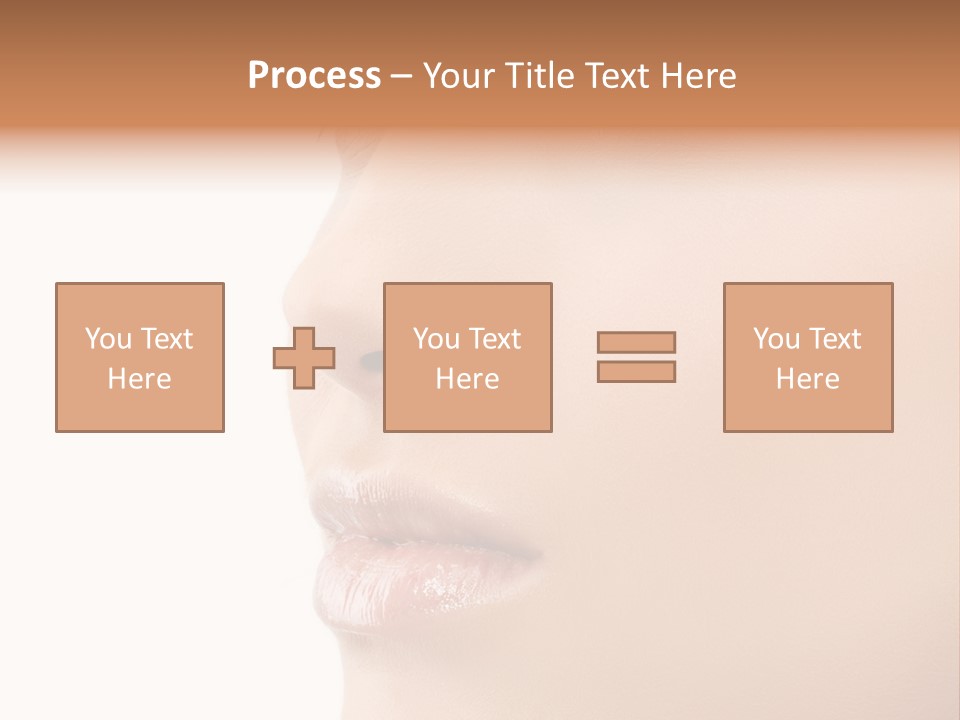 Beautiful Lady Background PowerPoint Template