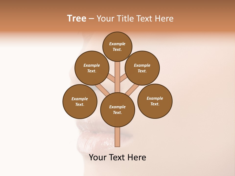 Beautiful Lady Background PowerPoint Template