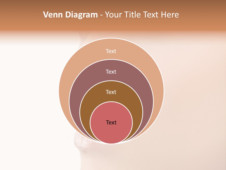 Beautiful Lady Background PowerPoint Template