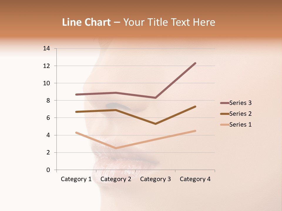 Beautiful Lady Background PowerPoint Template