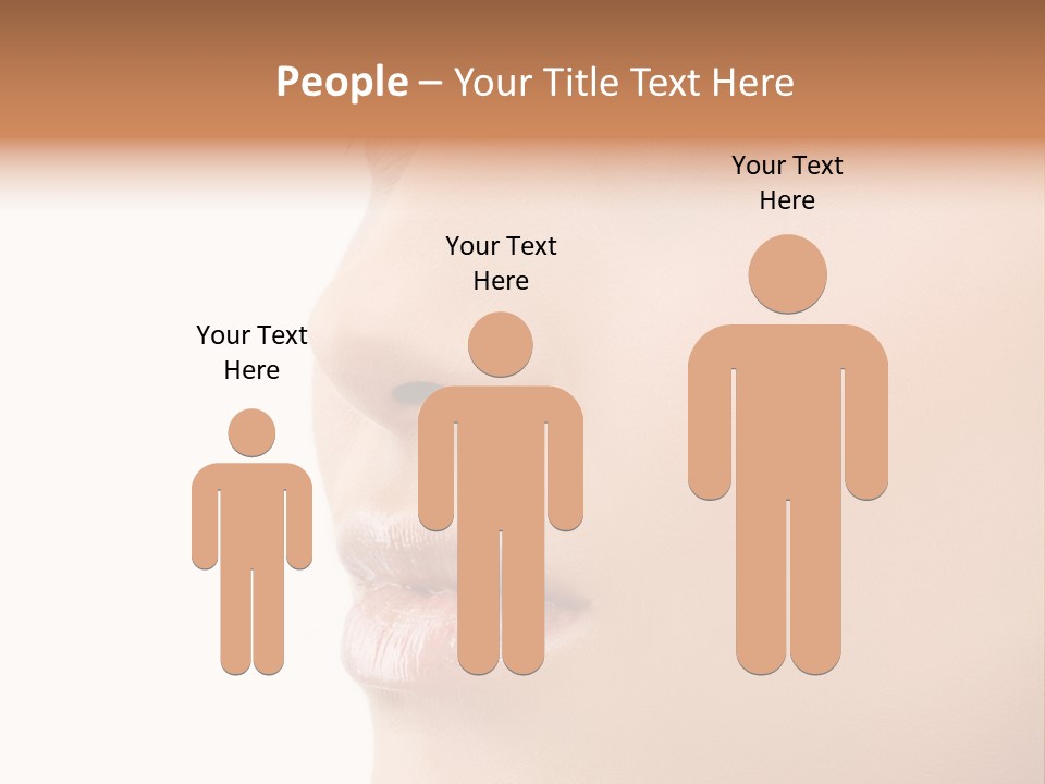 Beautiful Lady Background PowerPoint Template