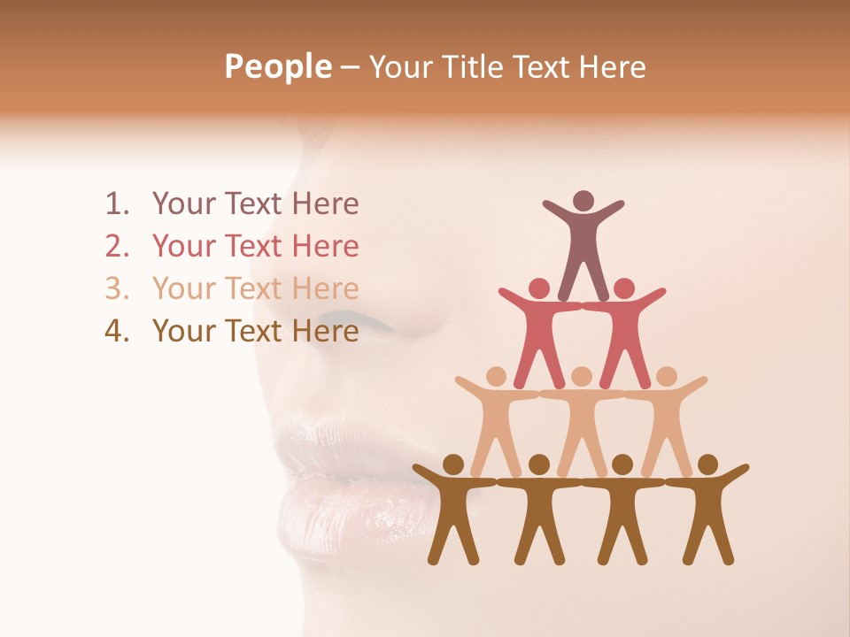 Beautiful Lady Background PowerPoint Template