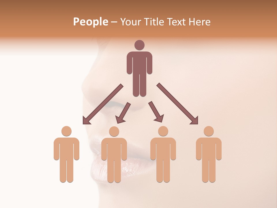 Beautiful Lady Background PowerPoint Template