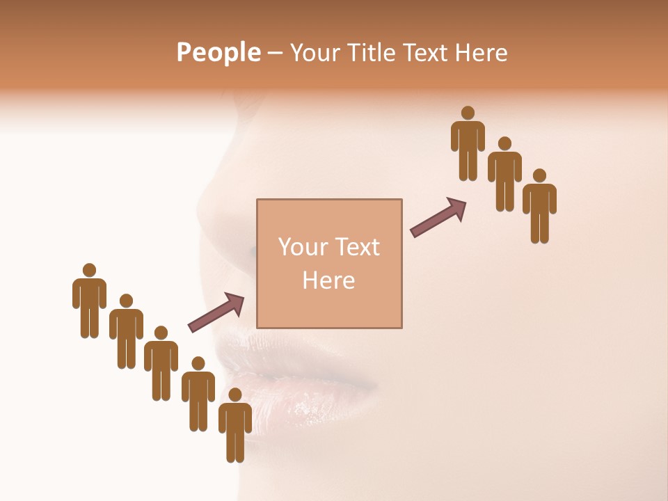 Beautiful Lady Background PowerPoint Template