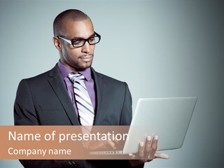 Natural Young Hand PowerPoint Template