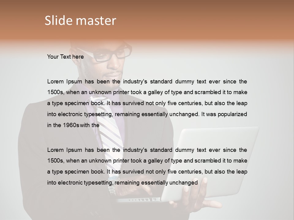 Natural Young Hand PowerPoint Template