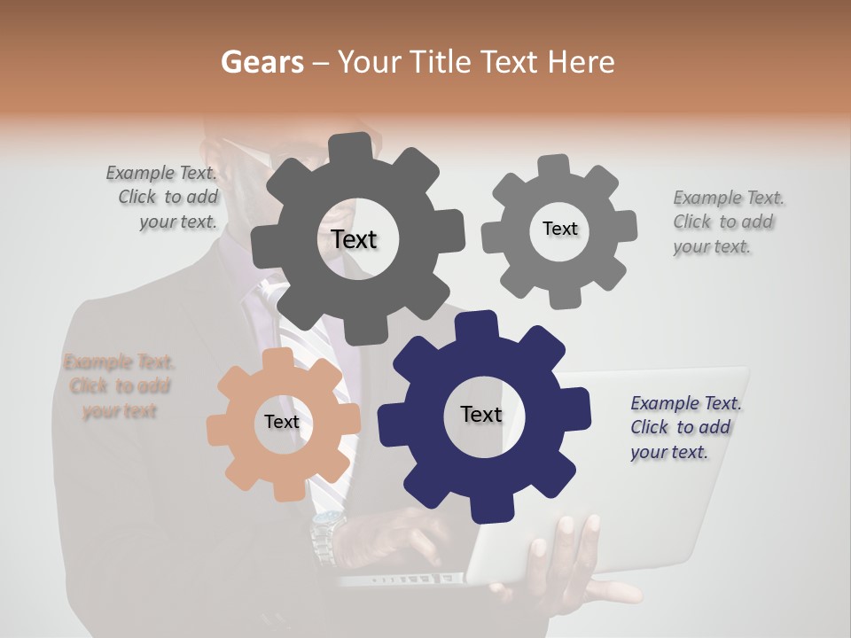 Natural Young Hand PowerPoint Template