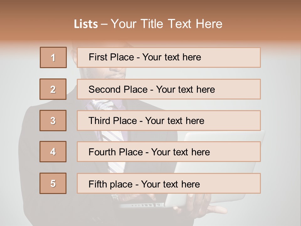 Natural Young Hand PowerPoint Template