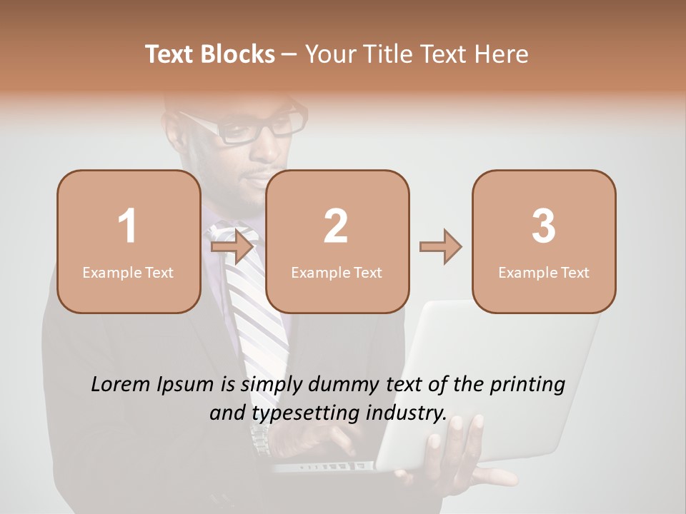 Natural Young Hand PowerPoint Template