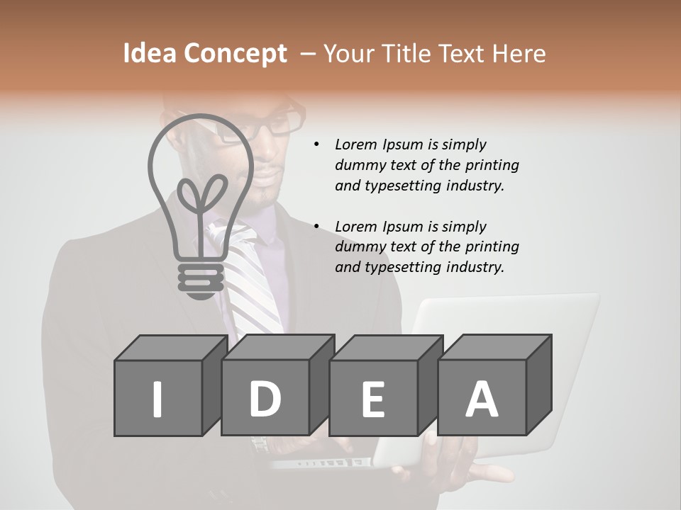 Natural Young Hand PowerPoint Template