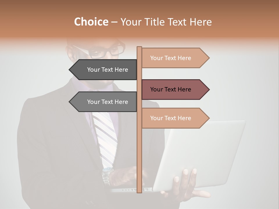 Natural Young Hand PowerPoint Template